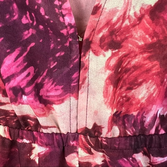 FOR LOVE AND LEMONS Sweet Jane Cropped Jumpsuit with Deep V Neckline, Red, Small - Picture 7 of 10